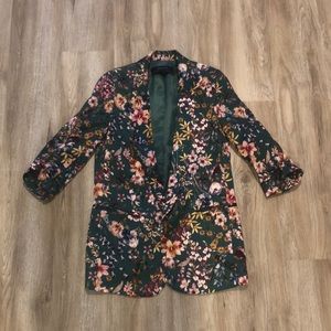 Floral blazer